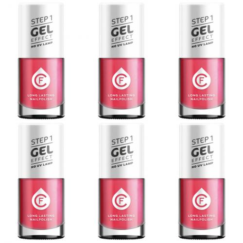 6 x CF Gel Effekt Nagellack 11ml - Farbe: 304
