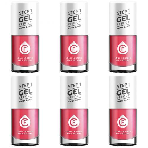 6 x CF Gel Effekt Nagellack 11ml - Farbe: 304