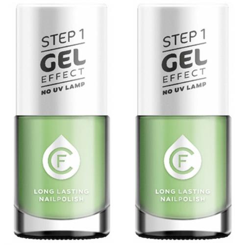 2 x CF Gel Effekt Nagellack 11ml - Farbe: 509 hellgrn