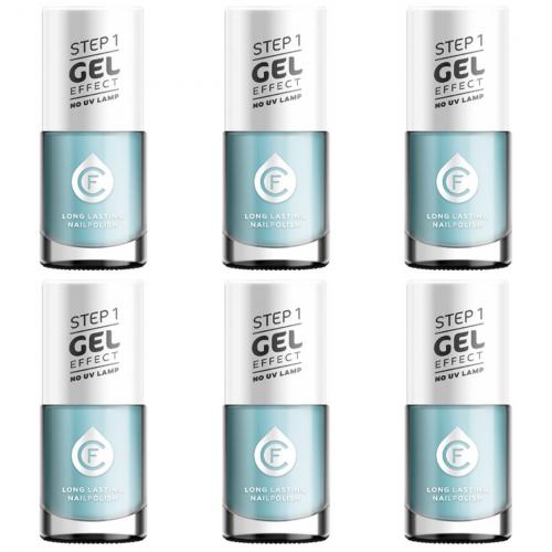 6 x CF Gel Effekt Nagellack 11ml - Farbe: 407