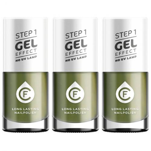 3 x CF Gel Effekt Nagellack 11ml - Farbe: 502 grn