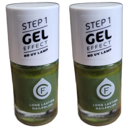 2 x CF Gel Effekt Nagellack 11ml - Farbe: 502 grn
