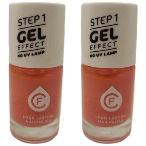 2 x CF Gel Effekt Nagellack 11ml - Farbe: 209 rot