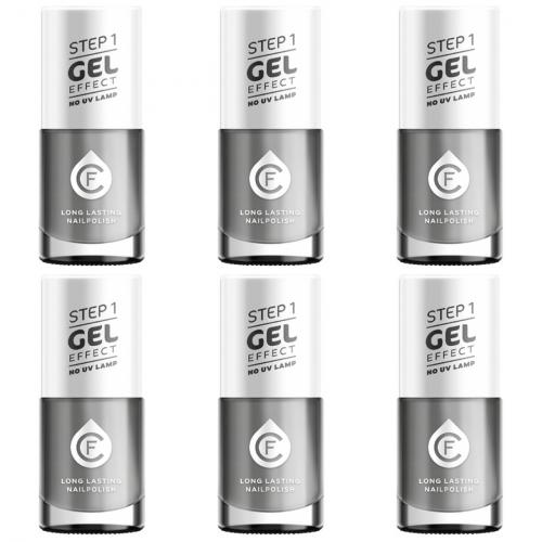 6 x CF Gel Effekt Nagellack 11ml - Farbe: 602