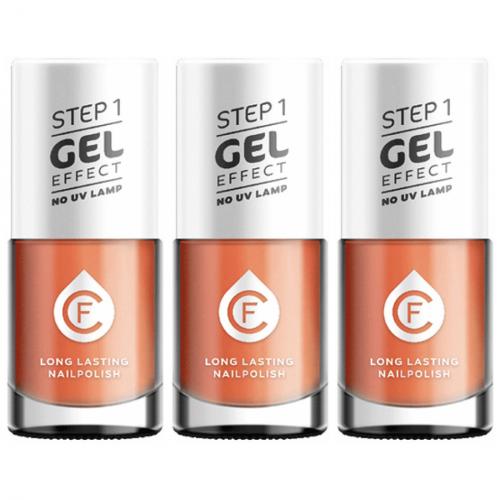 3 x CF Gel Effekt Nagellack 11ml - Farbe: 227 orange
