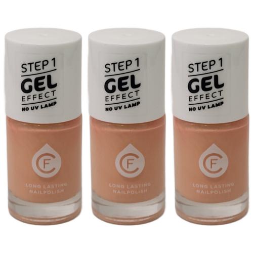 3 x CF Gel Effekt Nagellack 11ml - Farbe: 227 orange