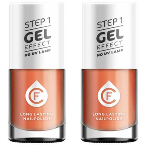 2 x CF Gel Effekt Nagellack 11ml - Farbe: 227 orange