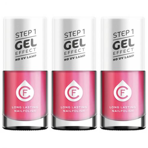3 x CF Gel Effekt Nagellack 11ml - Farbe: 225 pink