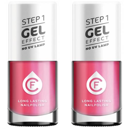2 x CF Gel Effekt Nagellack 11ml - Farbe: 225 pink