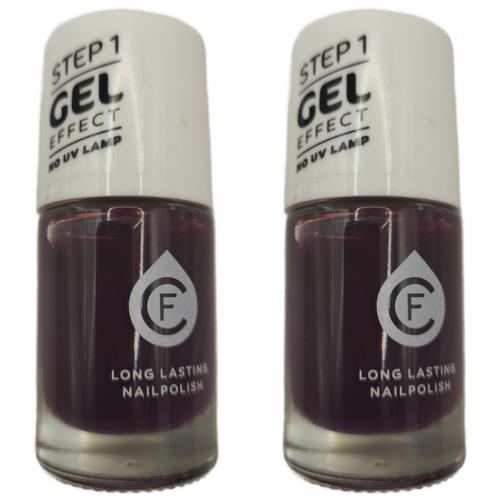2 x CF Gel Effekt Nagellack 11ml - Farbe: 245 braun