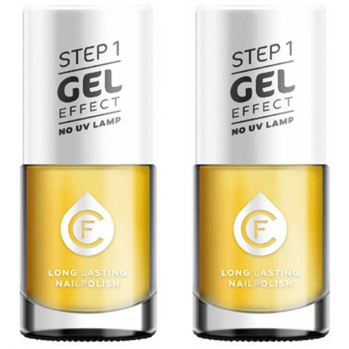 2 x CF Gel Effekt Nagellack 11ml - Farbe: 131 gold