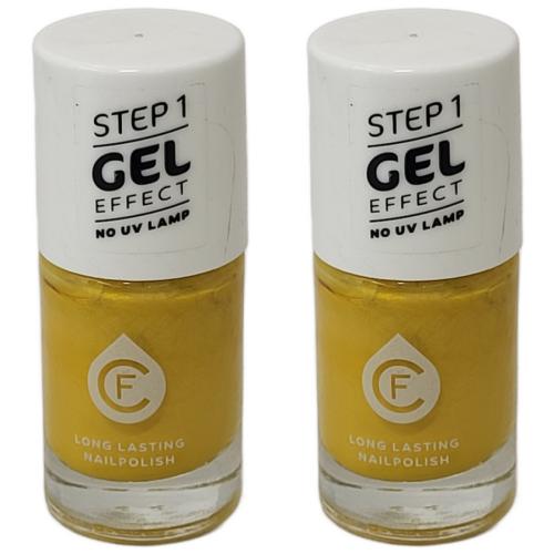 2 x CF Gel Effekt Nagellack 11ml - Farbe: 131 gold