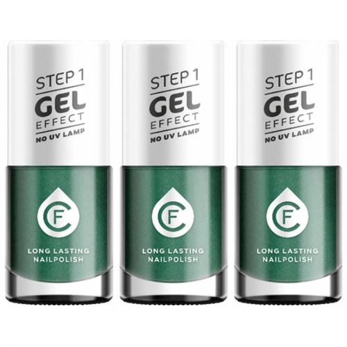 3 x CF Gel Effekt Nagellack 11ml - Farbe: 516 grn