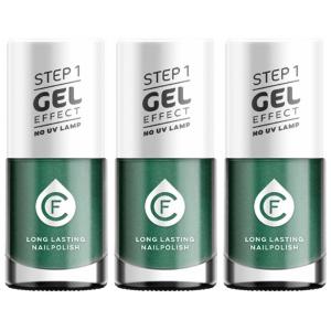 3 x CF Gel Effekt Nagellack 11ml - Farbe: 516 grn