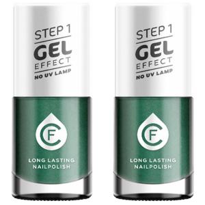 2 x CF Gel Effekt Nagellack 11ml - Farbe: 516 grn