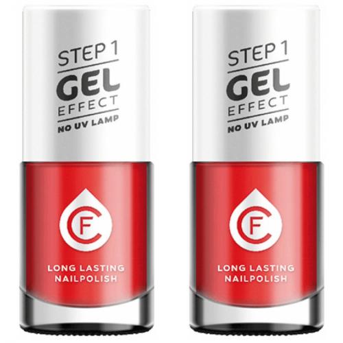 2 x CF Gel Effekt Nagellack 11ml - Farbe: 231 rot