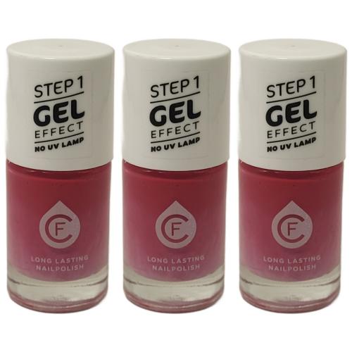 3 x CF Gel Effekt Nagellack 11ml - Farbe: 234 rot
