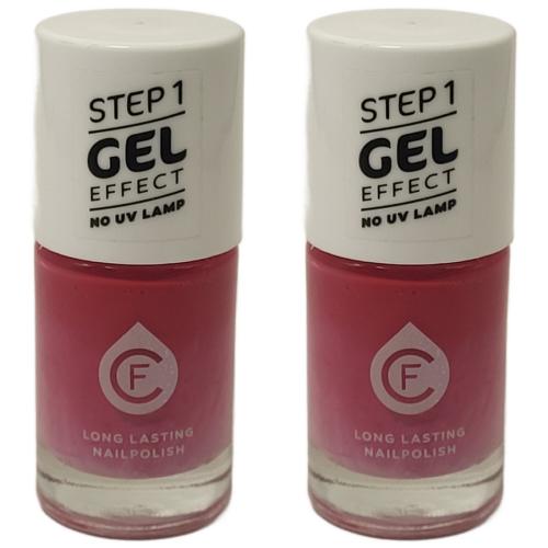 2 x CF Gel Effekt Nagellack 11ml - Farbe: 234 rot