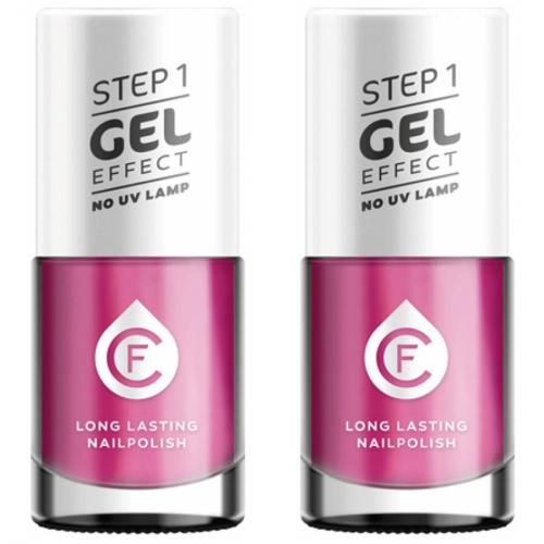 2 x CF Gel Effekt Nagellack 11ml - Farbe: 308 lila