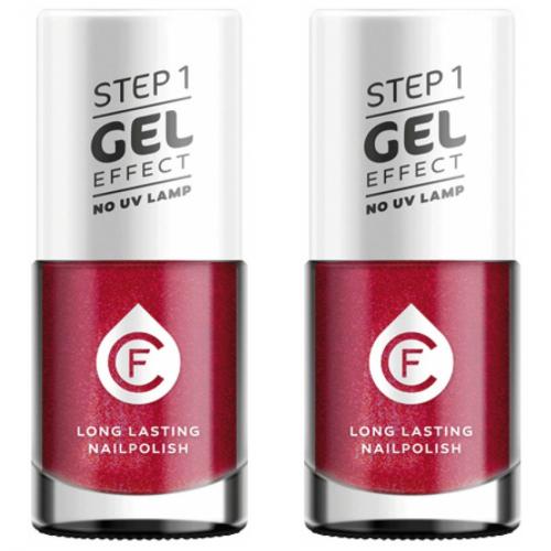 2 x CF Gel Effekt Nagellack 11ml - Farbe: 240 rot