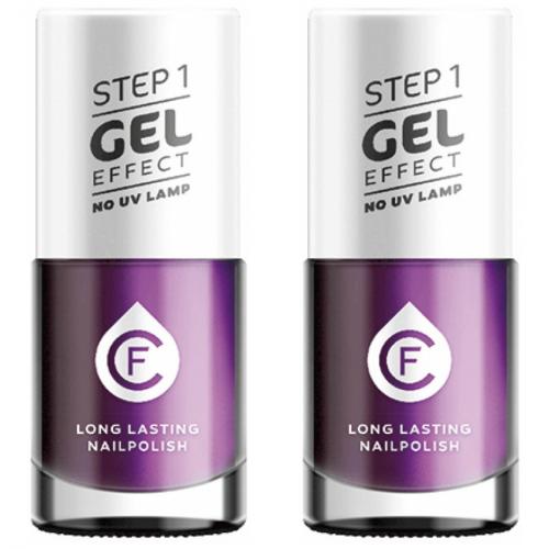 2 x CF Gel Effekt Nagellack 11ml - Farbe: 314 lila