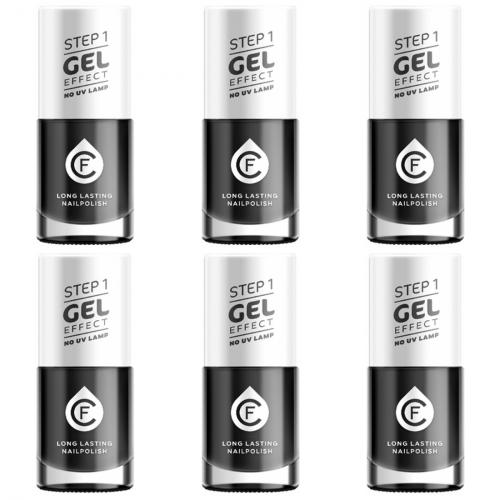 6 x CF Gel Effekt Nagellack 11ml - Farbe: 609
