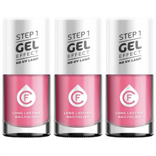3 x CF Gel Effekt Nagellack 11ml - Farbe: 223 pink