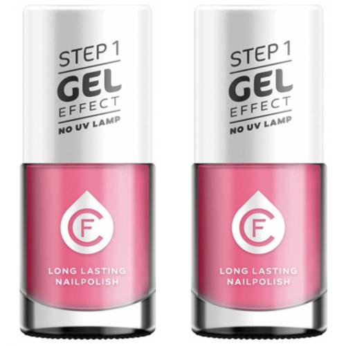 2 x CF Gel Effekt Nagellack 11ml - Farbe: 223 pink