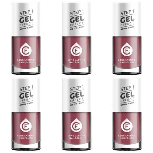 6 x CF Gel Effekt Nagellack 11ml - Farbe: 309