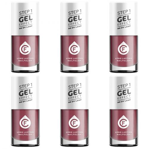 6 x CF Gel Effekt Nagellack 11ml - Farbe: 309