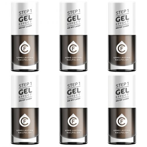 6 x CF Gel Effekt Nagellack 11ml - Farbe: 603