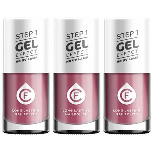 3 x CF Gel Effekt Nagellack 11ml - Farbe: 310 lila