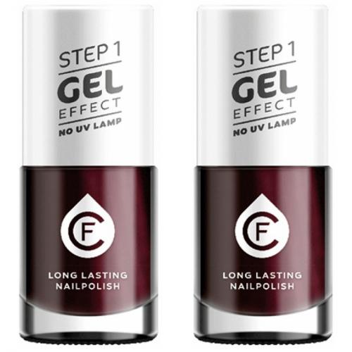 2 x CF Gel Effekt Nagellack 11ml - Farbe: 241 schokolade