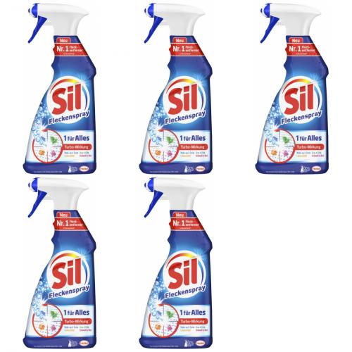 5 x sil Fleckenspray 1 fr Alles 500ml