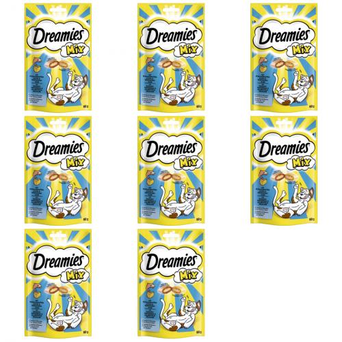 8 x dreamies Mix Lachs + Kse 60g