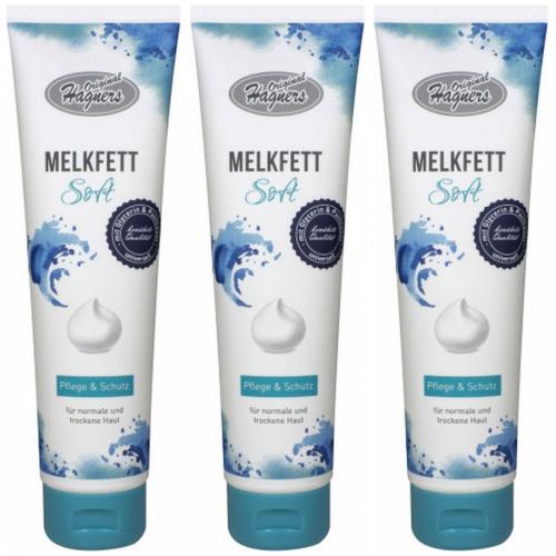 3 x Original Hagners Melkfett Soft Krperpflege Intensiv-Hautpflege 150ml