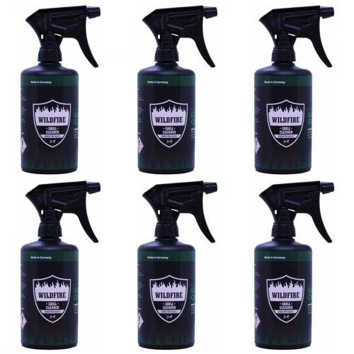 6 x Big Green Egg Wildfire Grill Cleaner 0,5 Liter