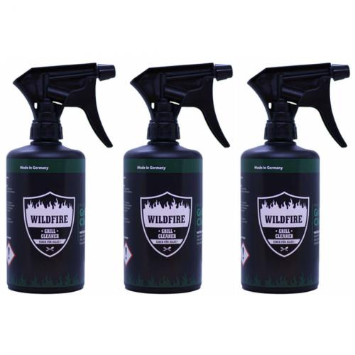 3 x Big Green Egg Wildfire Grill Cleaner 0,5 Liter