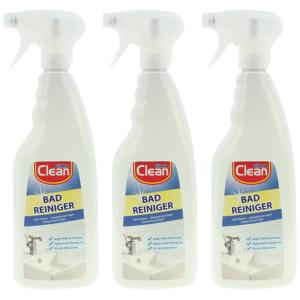 3 x Badreiniger Clean 750ml in Sprhflasche