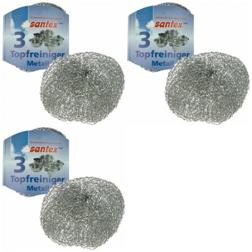 3 x Topfreiniger Metall 3er je 10g Banderole