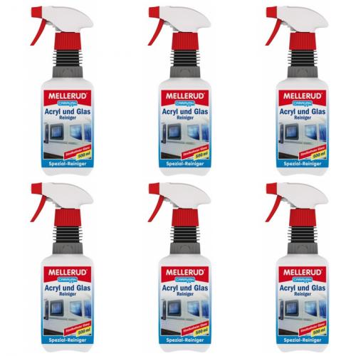 6 x Mellerud Acryl und Glasreiniger 500ml