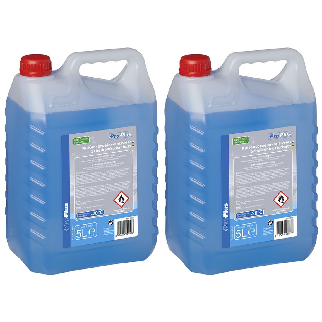 2 x ProPlus Frostschutz Scheibenfrostschutz Frostmittel Fertigmix -20°C 5  Liter Haushaltswaren Guru