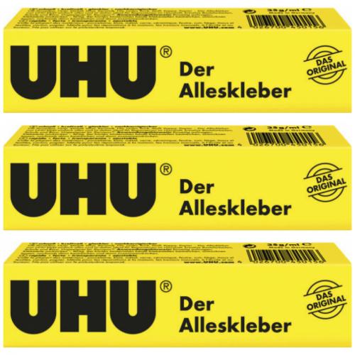 3 x Uhu Alleskleber 35 g