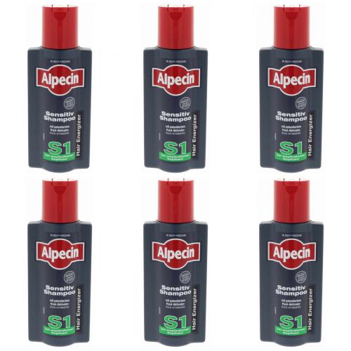 6 x Alpecin Aktiv Shampoo 250ml Sensitiv