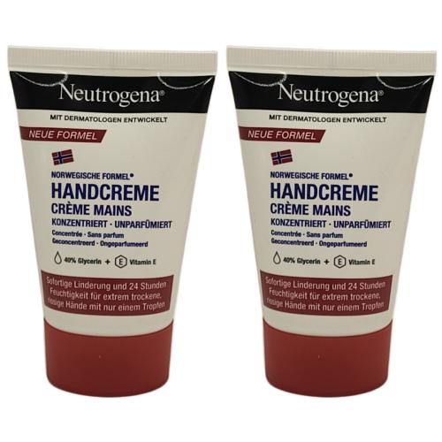 2 x Neutrogena Handcreme unparfmiert 50ml