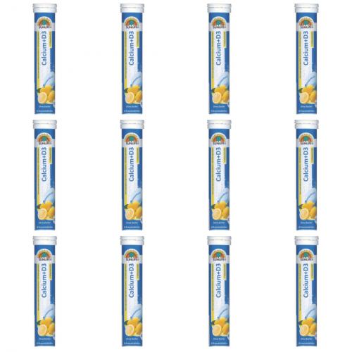 12 x Sunlife Kalzium Brausetabletten 20er