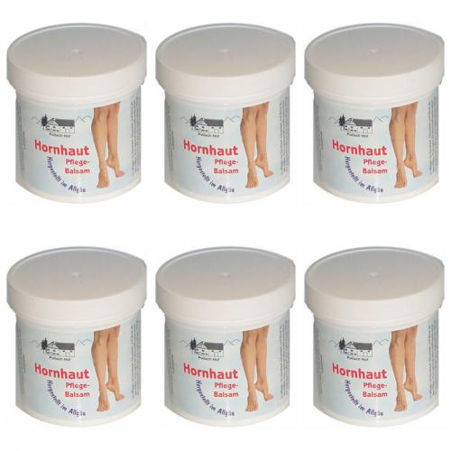 6 x Hornhaut Pflege-Balsam 250ml Pullach Hof