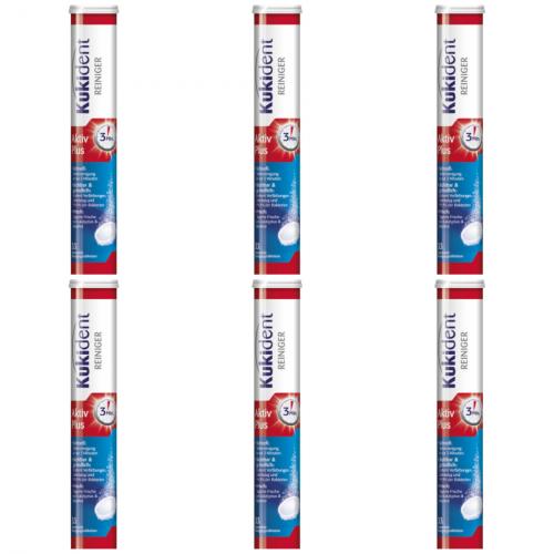 6 x Kukident Aktivplus Rolle 33 Stck