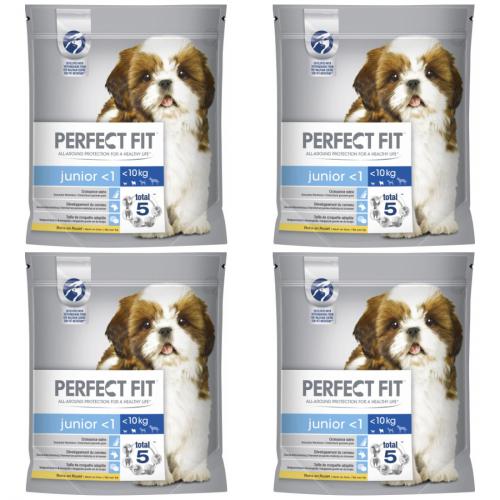 4 x perfectFit Dog Junior XS/S 1,4kg