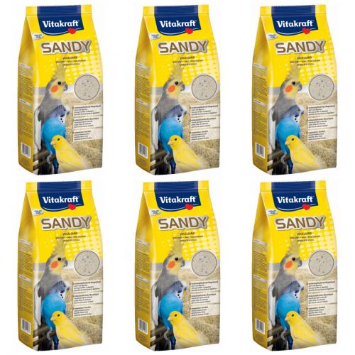 6 x Vitakraft Vogelsand 2,5kg Beutel